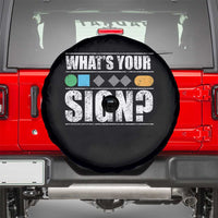Funny Ski Snowboard Whats Your Sign Spare Tire Cover - Wonder Print Shop