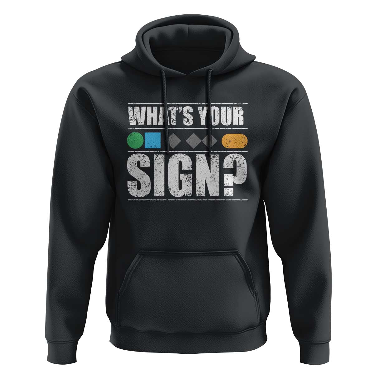 Funny Ski Snowboard Whats Your Sign Hoodie - Wonder Print Shop
