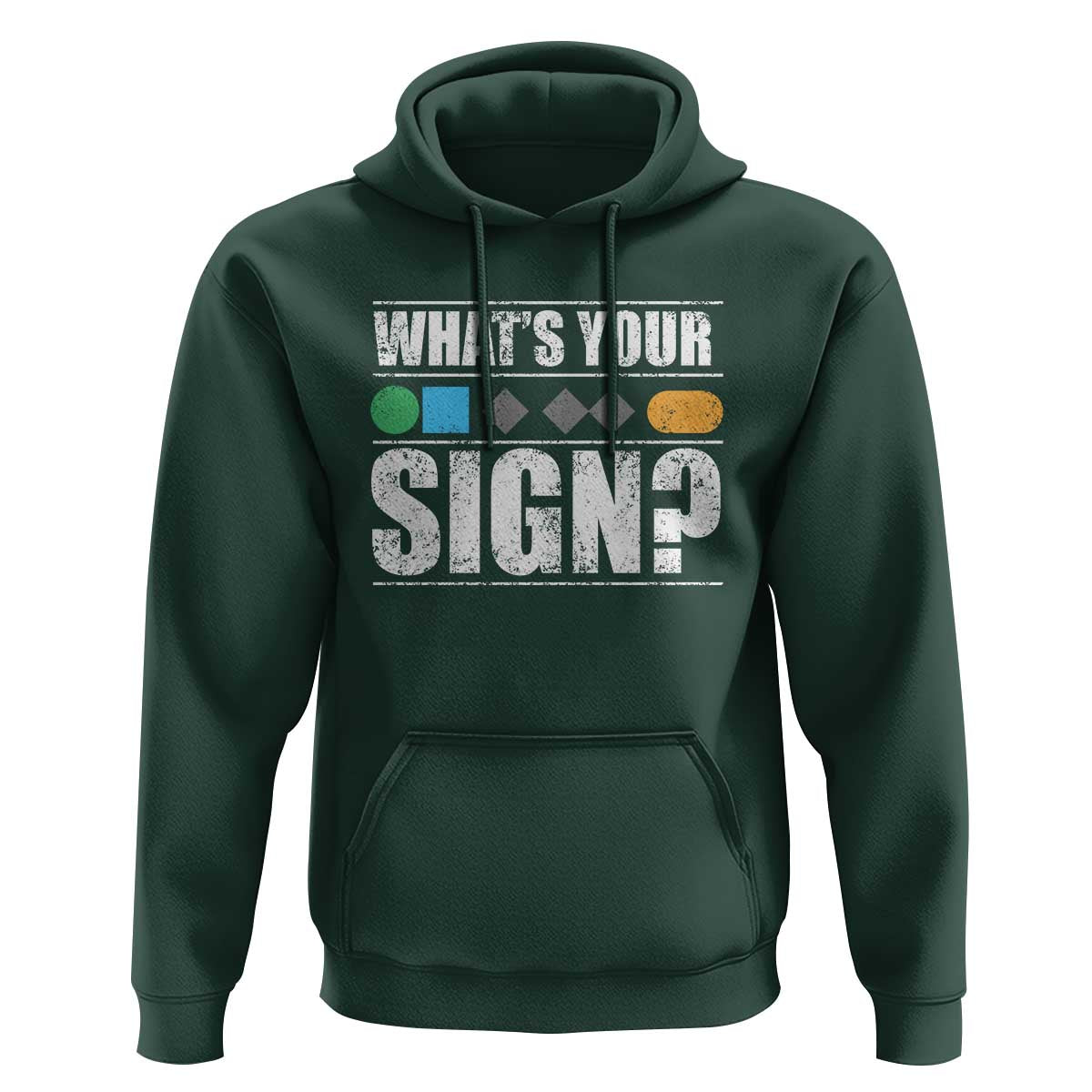 Funny Ski Snowboard Whats Your Sign Hoodie - Wonder Print Shop