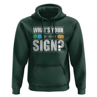 Funny Ski Snowboard Whats Your Sign Hoodie - Wonder Print Shop