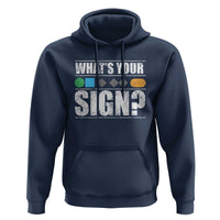 Funny Ski Snowboard Whats Your Sign Hoodie - Wonder Print Shop