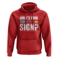 Funny Ski Snowboard Whats Your Sign Hoodie - Wonder Print Shop