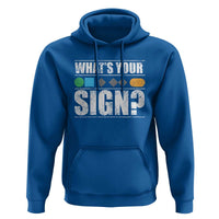 Funny Ski Snowboard Whats Your Sign Hoodie - Wonder Print Shop