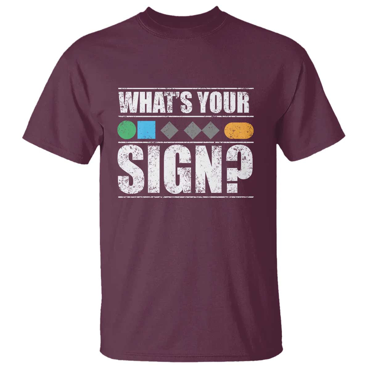 Funny Ski Snowboard Whats Your Sign T Shirt - Wonder Print Shop