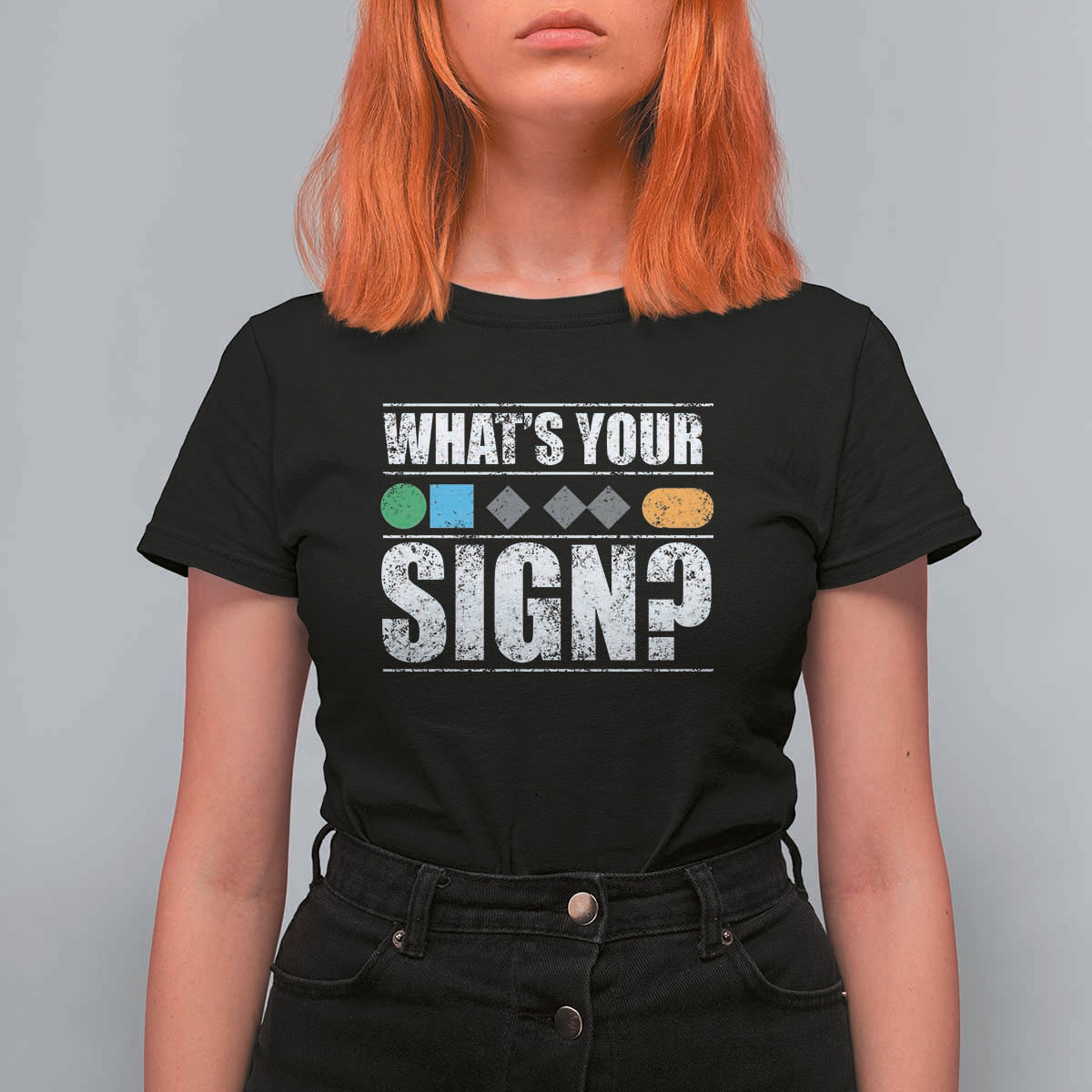 Funny Ski Snowboard Whats Your Sign T Shirt For Women - Wonder Print Shop