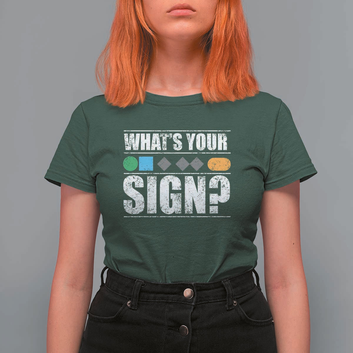 Funny Ski Snowboard Whats Your Sign T Shirt For Women - Wonder Print Shop