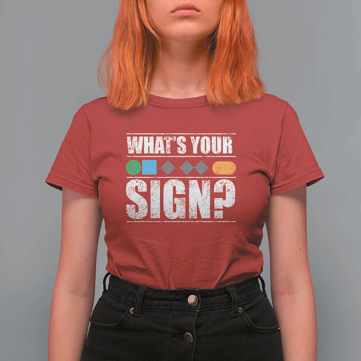 Funny Ski Snowboard Whats Your Sign T Shirt For Women - Wonder Print Shop