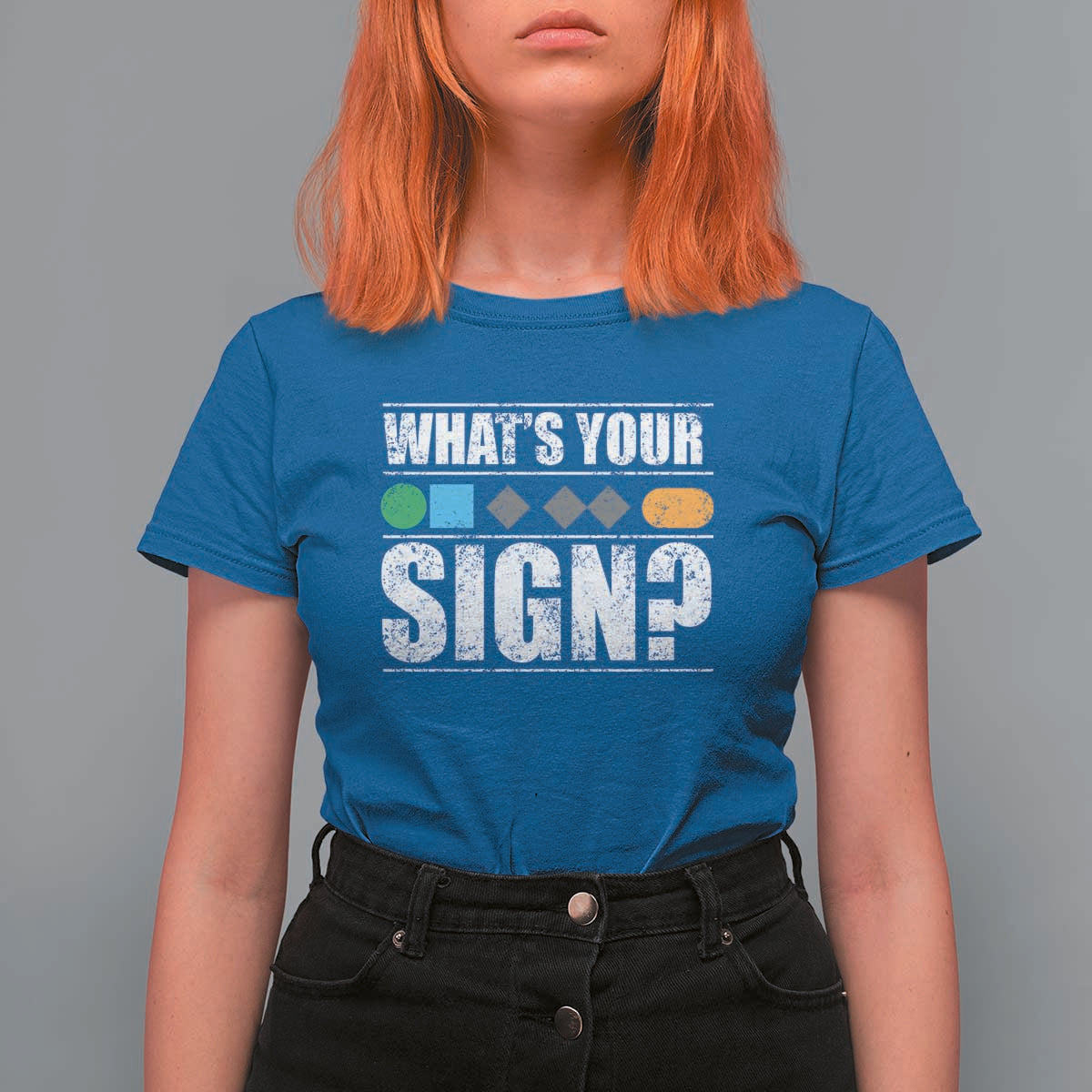Funny Ski Snowboard Whats Your Sign T Shirt For Women - Wonder Print Shop