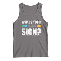 Funny Ski Snowboard Whats Your Sign Tank Top - Wonder Print Shop