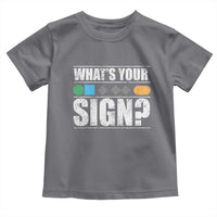 Funny Ski Snowboard Whats Your Sign Toddler T Shirt - Wonder Print Shop