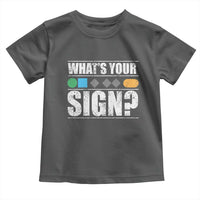 Funny Ski Snowboard Whats Your Sign Toddler T Shirt - Wonder Print Shop