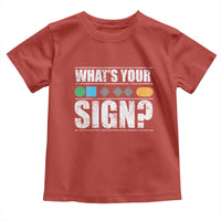 Funny Ski Snowboard Whats Your Sign Toddler T Shirt - Wonder Print Shop