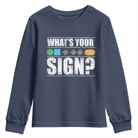 Funny Ski Snowboard Whats Your Sign Youth Sweatshirt - Wonder Print Shop