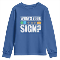 Funny Ski Snowboard Whats Your Sign Youth Sweatshirt - Wonder Print Shop