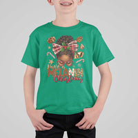 Have A Melanin Christmas African American Girl Xmas T Shirt For Kid - Wonder Print Shop