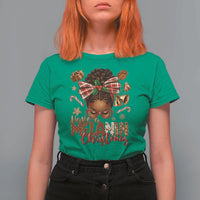 Have A Melanin Christmas African American Girl Xmas T Shirt For Women - Wonder Print Shop