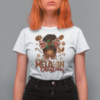 Have A Melanin Christmas African American Girl Xmas T Shirt For Women - Wonder Print Shop