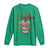Funny All I Want For Christmas Is Money Long Sleeve Shirt Xmas Melanin Black African American Hands