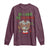 Funny All I Want For Christmas Is Money Long Sleeve Shirt Xmas Melanin Black African American Hands