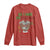 Funny All I Want For Christmas Is Money Long Sleeve Shirt Xmas Melanin Black African American Hands
