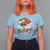 Funny Retro Black Santa Christmas T Shirt For Women Believe African American Xmas - Wonder Print Shop