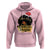 Have A Melanin Christmas African American Santa Girl Xmas Hoodie