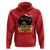 Have A Melanin Christmas African American Santa Girl Xmas Hoodie