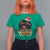 Have A Melanin Christmas African American Santa Girl Xmas T Shirt For Women - Wonder Print Shop