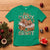Funny African American Christmas T Shirt Stay Merry And Bright Black Melanin Girl - Wonder Print Shop