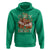 Funny African American Christmas Hoodie Stay Merry And Bright Black Melanin Girl