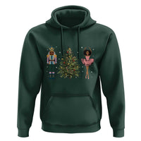 Funny Black Ballerina Nutcracker African American Christmas Hoodie