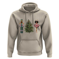 Funny Black Ballerina Nutcracker African American Christmas Hoodie