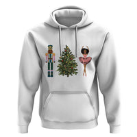 Funny Black Ballerina Nutcracker African American Christmas Hoodie