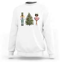 Funny Black Ballerina Nutcracker African American Christmas Sweatshirt - Wonder Print Shop
