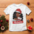 African American Christmas T Shirt Santa's Favorite Melanin Santa Girl - Wonder Print Shop