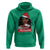 African American Christmas Hoodie Santa's Favorite Melanin Santa Girl