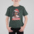 African American Christmas T Shirt For Kid Santa's Favorite Melanin Santa Girl - Wonder Print Shop