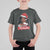 African American Christmas T Shirt For Kid Santa's Favorite Melanin Santa Girl - Wonder Print Shop