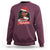 African American Christmas Sweatshirt Santa's Favorite Melanin Santa Girl - Wonder Print Shop