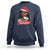 African American Christmas Sweatshirt Santa's Favorite Melanin Santa Girl - Wonder Print Shop