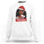 African American Christmas Sweatshirt Santa's Favorite Melanin Santa Girl - Wonder Print Shop