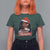 African American Christmas T Shirt For Women Santa's Favorite Melanin Santa Girl - Wonder Print Shop