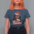 African American Christmas T Shirt For Women Santa's Favorite Melanin Santa Girl - Wonder Print Shop