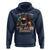 Funny African American Christmas Hoodie Hangin With My Melanin Gnomies Afro Gnomes