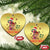 My First Xmas Cute Reindeer Santa Hat Christmas Ornament - Wonder Print Shop