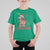 My First Christmas Cute Reindeer Santa Hat T Shirt For Kid - Wonder Print Shop