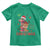 My First Christmas Cute Reindeer Santa Hat Toddler T Shirt