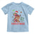 My First Christmas Cute Reindeer Santa Hat Toddler T Shirt