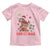 My First Christmas Cute Reindeer Santa Hat Toddler T Shirt