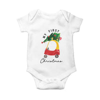 My First Christmas Baby Onesie Toy Car Xmas Tree